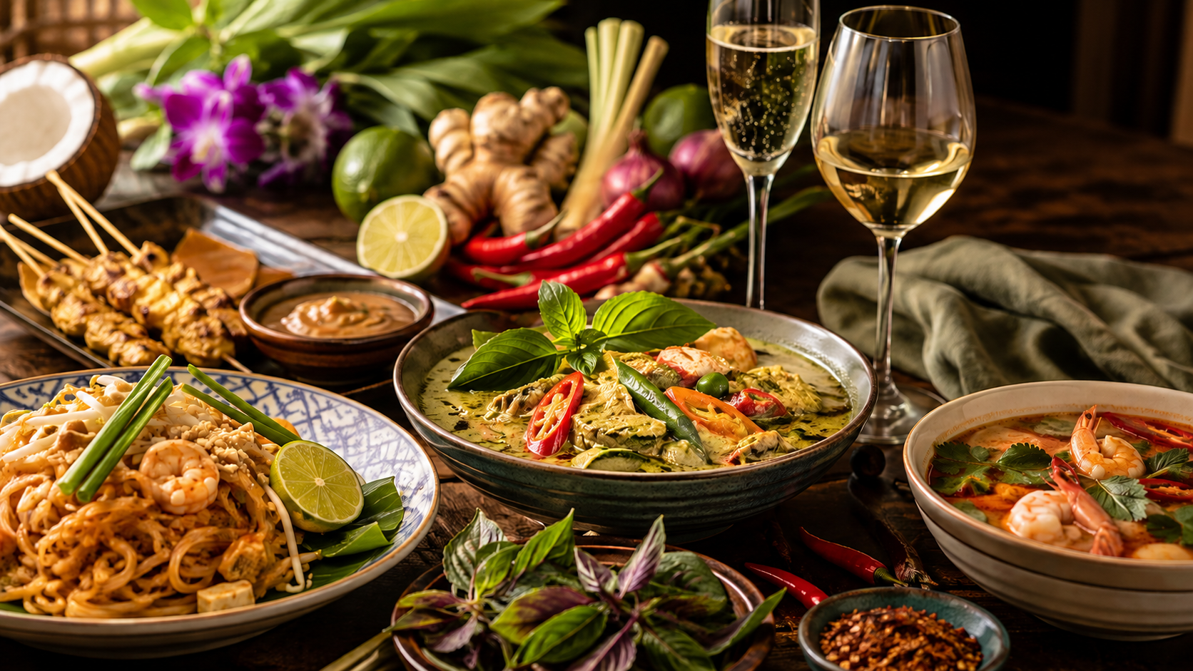 A Beginner’s Guide to Pairing Wine with Thai Cuisine